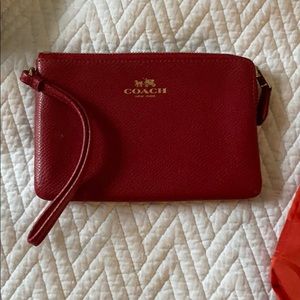 red coach wallet perfect condition
